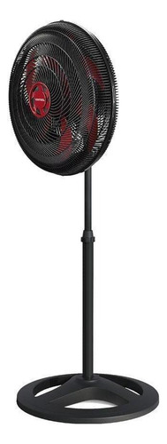 Ventilador de pé Ventisol Ventilador de Coluna Turbo 6 Turbo 6 50cm preto com 6 pás cor  vermelho de  plástico, 40 cm de diâmetro 60 Hz 220 V