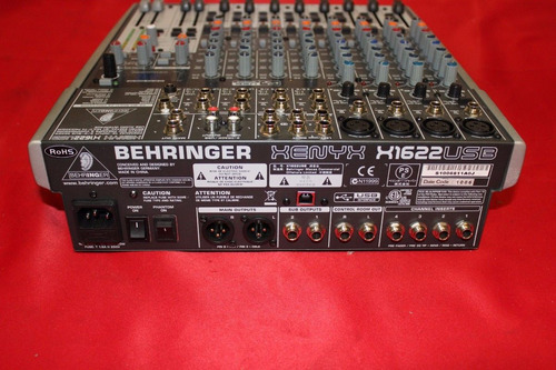 Consola Mixer Behringer Digital 16 Canales+efectos Fx