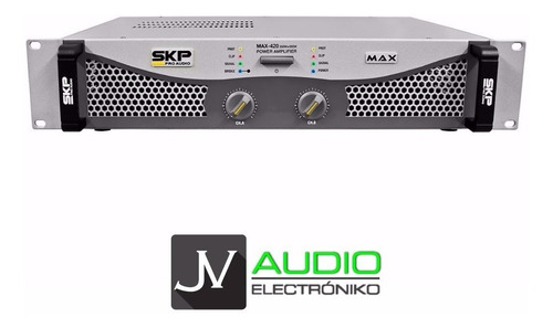 Amplificador De Potencia Skp Max 420 200w+200w Rms 4 Ohms
