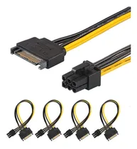 Comprar Adaptador De Cable Pci A Sata De 15 Pines A 6 Pines (4 Uni)