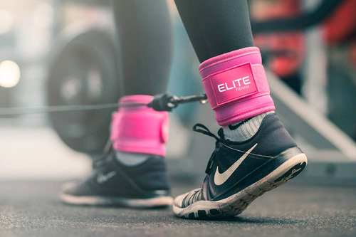 Grilletes Para Gimnasio, Femoral, Gluteo, Abductor, Gym Color Rosa