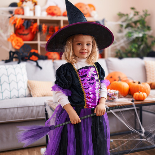Disfraz De Escoba De Bruja Para Halloween, 2 Unidades, Acces