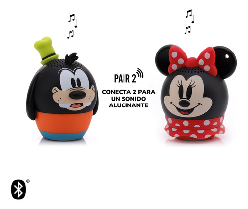 Parlante Bluetooth Portatil Goofy Disney Bitty Boomers