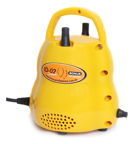 Inflador De Balões Id02 Domestic Amarelo 110volts