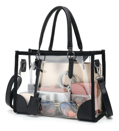 Faime Bolsos Transparentes Para Mujer, Lindo Bolso Cruzado T