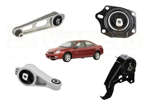 Kit Soportes Dodge Neon Automatico 2000 - 2002 2.0 Calidad