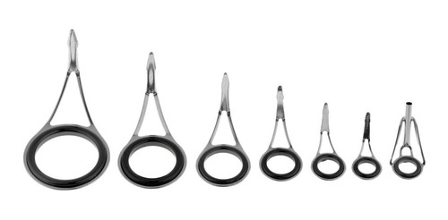 Single Leg Silver Frame Black Ring