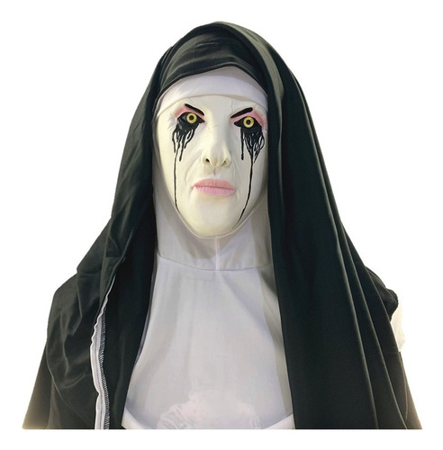 Scary Nun Máscaras De Látex De Halloween Para Adultos Q1