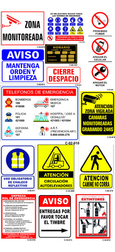 2 Carteles Chapa Diseño A Elección 40x50 Cm Señaletica