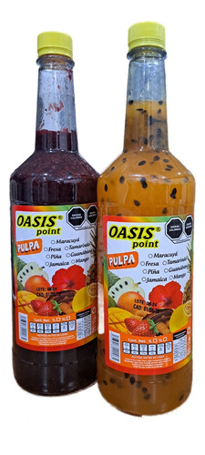 Pulpa De Maracuyá Y Frutos Rojos 12 Lt 100% Natural Oasis