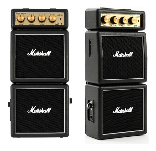 MARSHALL MS4 MINI AMPLIFICADOR PARA GUITARRA A BATERIA 2 WATTS