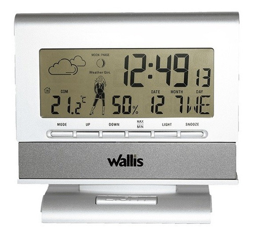 Estación Climatológica Wallis, TD270613, Con Reloj/calendario/alarma