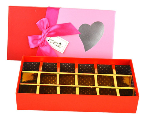 Caja Expositora De Chocolate Para El Día De San Valentín,