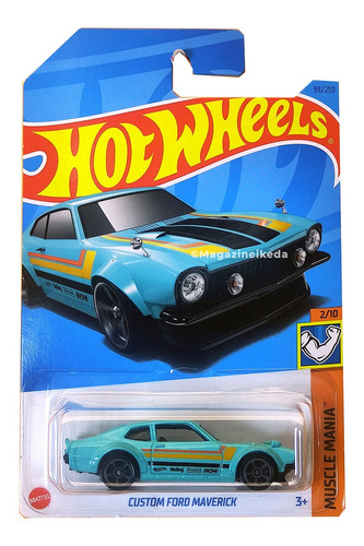 Carro Hot Wheels Custom Ford Maverick Hkj53 Verde C