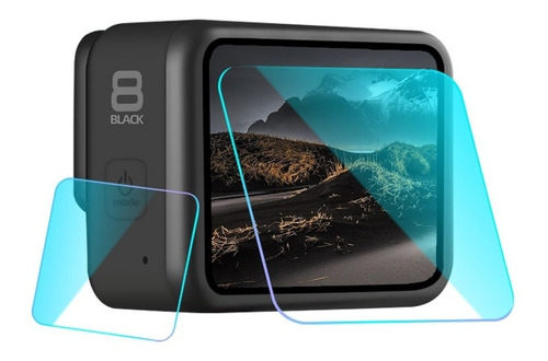 Pelicula De Vidro Para Gopro Hero 8 Black - Telesin 