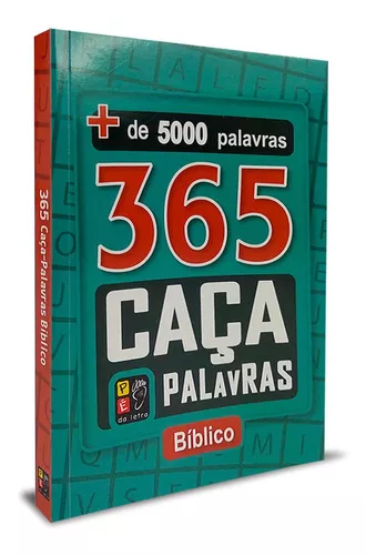 Livro 365 Caça-Palavras Bíblico - Tenda Gospel Livraria Cristã