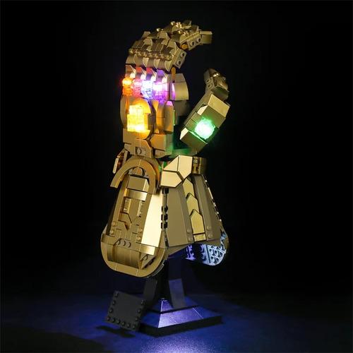 Minifigura Lego Marvel Guantalete Del Infinito Thanos 