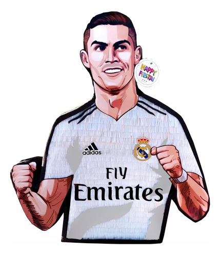 Piñata Cristiano Ronaldo 100 Cm Cr7 Real Madrid Futbol 