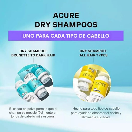 Acure | Shampoo En Seco | Dry Shampoo | Todo Tipo De Cabello