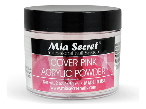 Polímero Mía Secret. Polvo Acrílico Cover 30 Gr. Uñas 