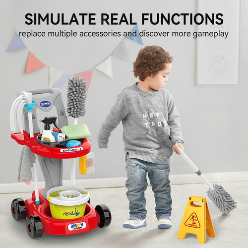 Juego De Juguetes De Limpieza Zaddgiuuy Para Niños Pequeños