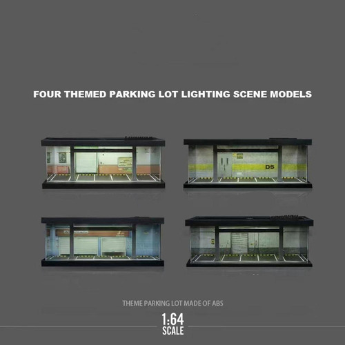 Vitrina De Estacionamiento A Escala 1:64 A Prueba Estilo C