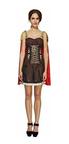 Disfraz De Gladiador Smiffys Fever Para Mujer, Vestido Con