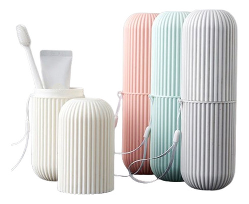Funda De Viaje Portátil For Pasta De Dientes Y Cepillos De