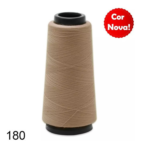 Linha Para Costura Reta Kron 120-1500mts Máquina De Costura Cor 180- Castanho Claro