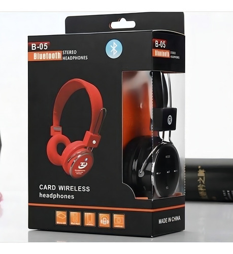 Headphone B-05 Wireless Preto Bateria Bluetooth