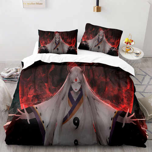 Juego De Ropa De Cama Kaguya Anime Naruto, Talla Única A