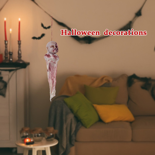 Yu 2pc Decoración De Halloween Scary Doll Colgante Dec