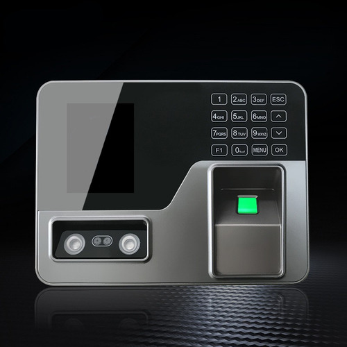 Relógio Ponto Biométrico Senha Reconhecimento Facial Digital 127/220v