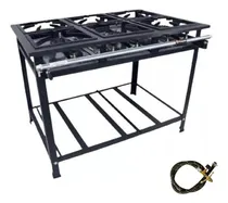 Comprar Fogão Industrial Itajobi Ferro Fundido 6 Bocas Alta Pressão 