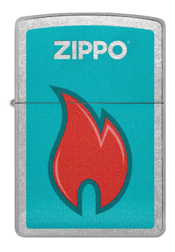 Encendedor Zippo Flame Design Azul Rojo Zp48495