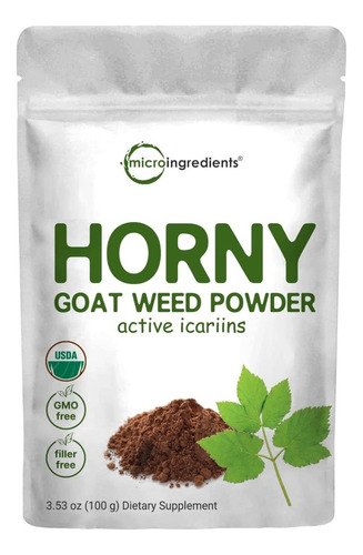Microingredients | Horny Goat Weed Extract | 1000mg | 100ser
