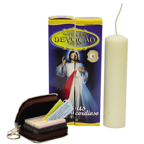 Vela Devoção Kit Duplo Jesus Misericordioso