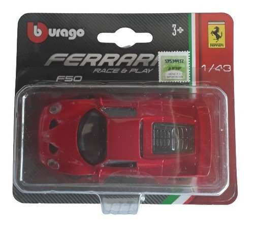 Ferrari F50 Burago 1/43 Coleccion Clarin Race & Play