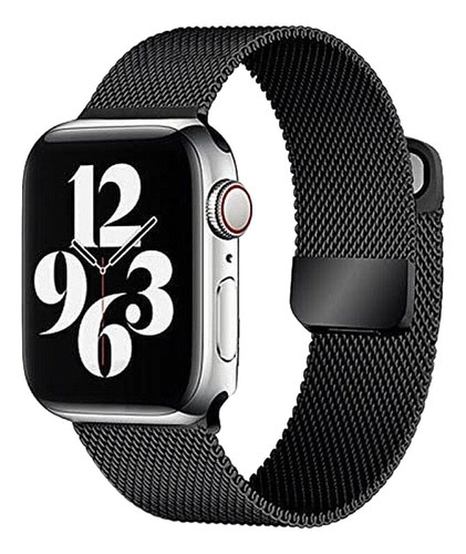 Pulseira Milanese Aço Metal Magnetico Fecho 42mm 44mm Apple