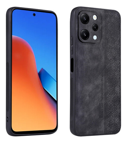 B Funda Trasera Retro Para Ropa De Piel Xiaomi Redmi 12