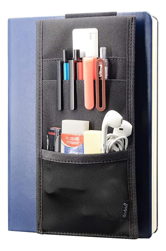 Estuche Portalapices Para Cuadernos/libros Flexible Negro