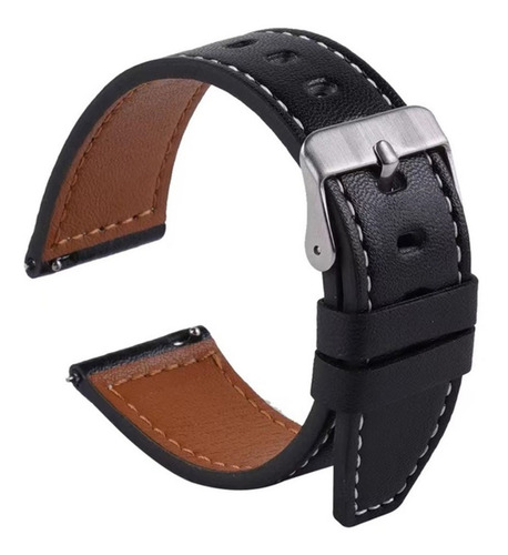 Pulseira 20mm Couro Compatível Com Relógios Magnum