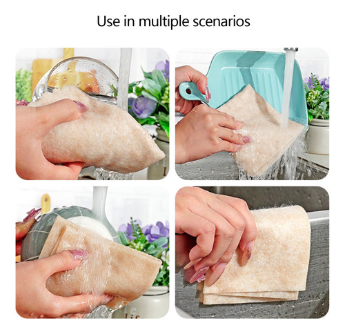 Paquete De 10 Paños De Cocina, Paños De Limpieza De Microfib
