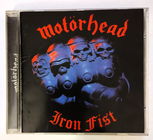 Cd Motörhead Iron Fist Remasterizado Made In England