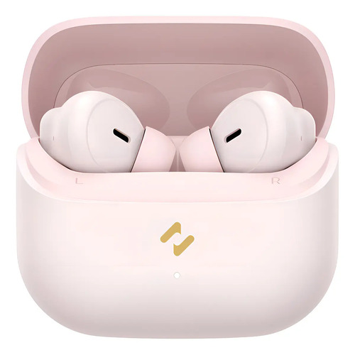 Fone De Ouvido Sem Fio Havit Tw982 Enc Bluetooth 5.4 Cor Rosa