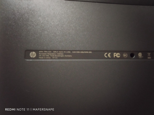 Laptop Hp G5 Negro (Nuevo con caja abierta)