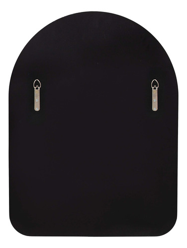 Espejo De Pared Arqueado 46 X 61 Cm Color Negro Moderno