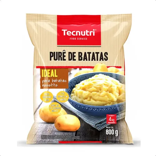 Pure De Batata Tecnonutri Sustentare 800g