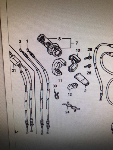 Cable Acelerador Crf 250 F Cable Simple A