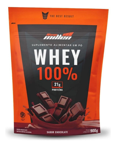 Whey 100% Refil New Millen (900g) - Chocolate